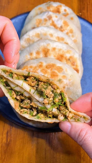 家常茴香肉餡餅 簡單易做，香氣四溢的美味